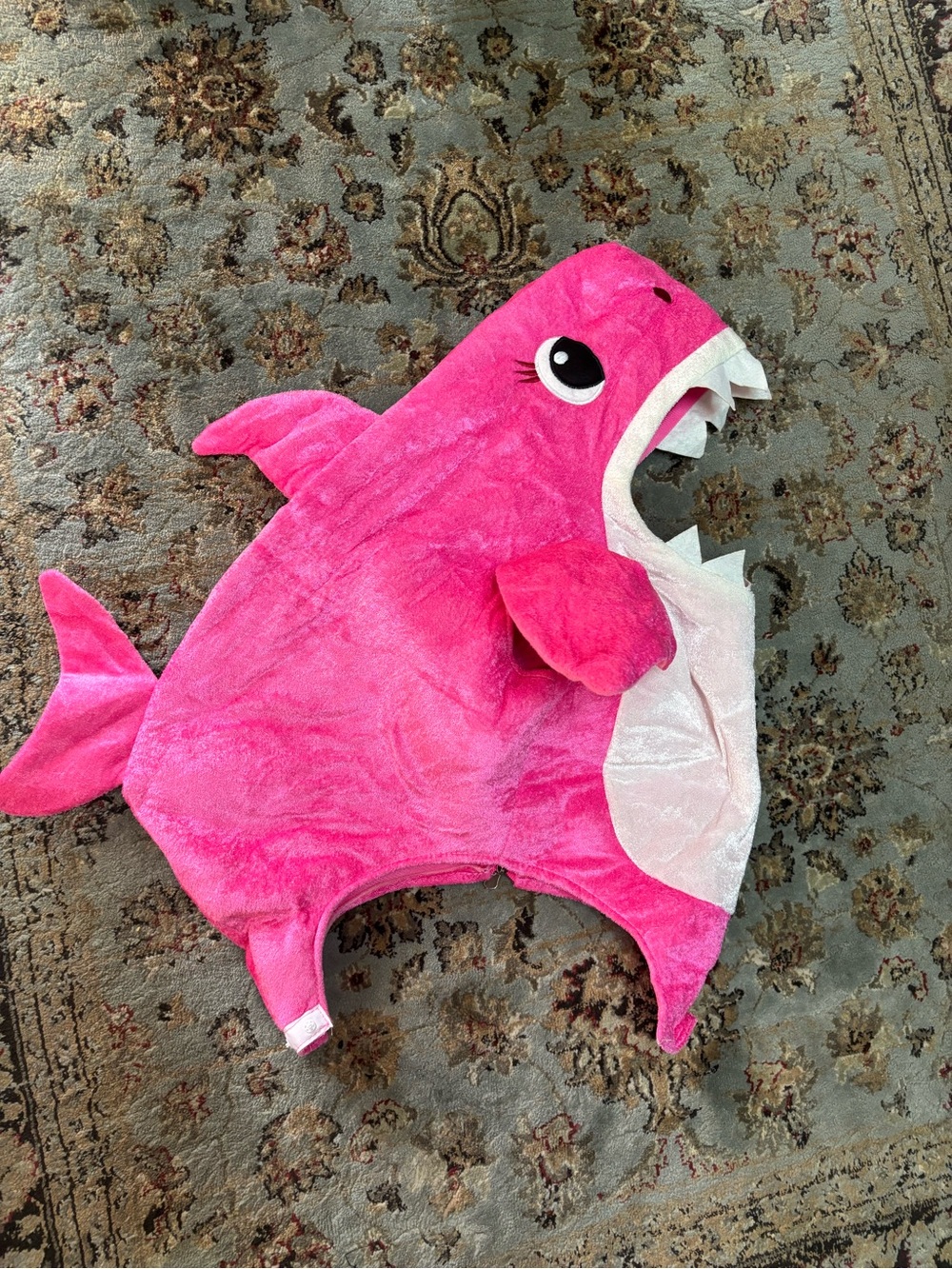 Pink Fong Plush Baby Shark Toddler/Infant Costume Hoodie